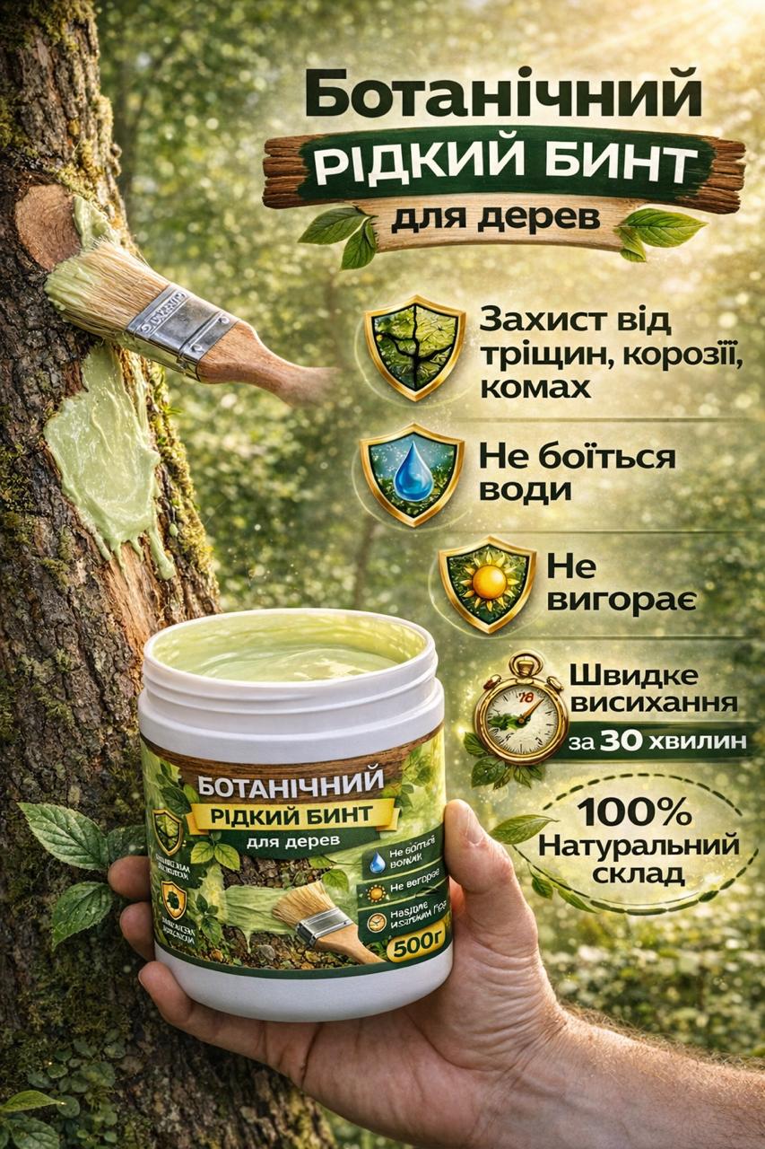 Рідкий бинт для дерев