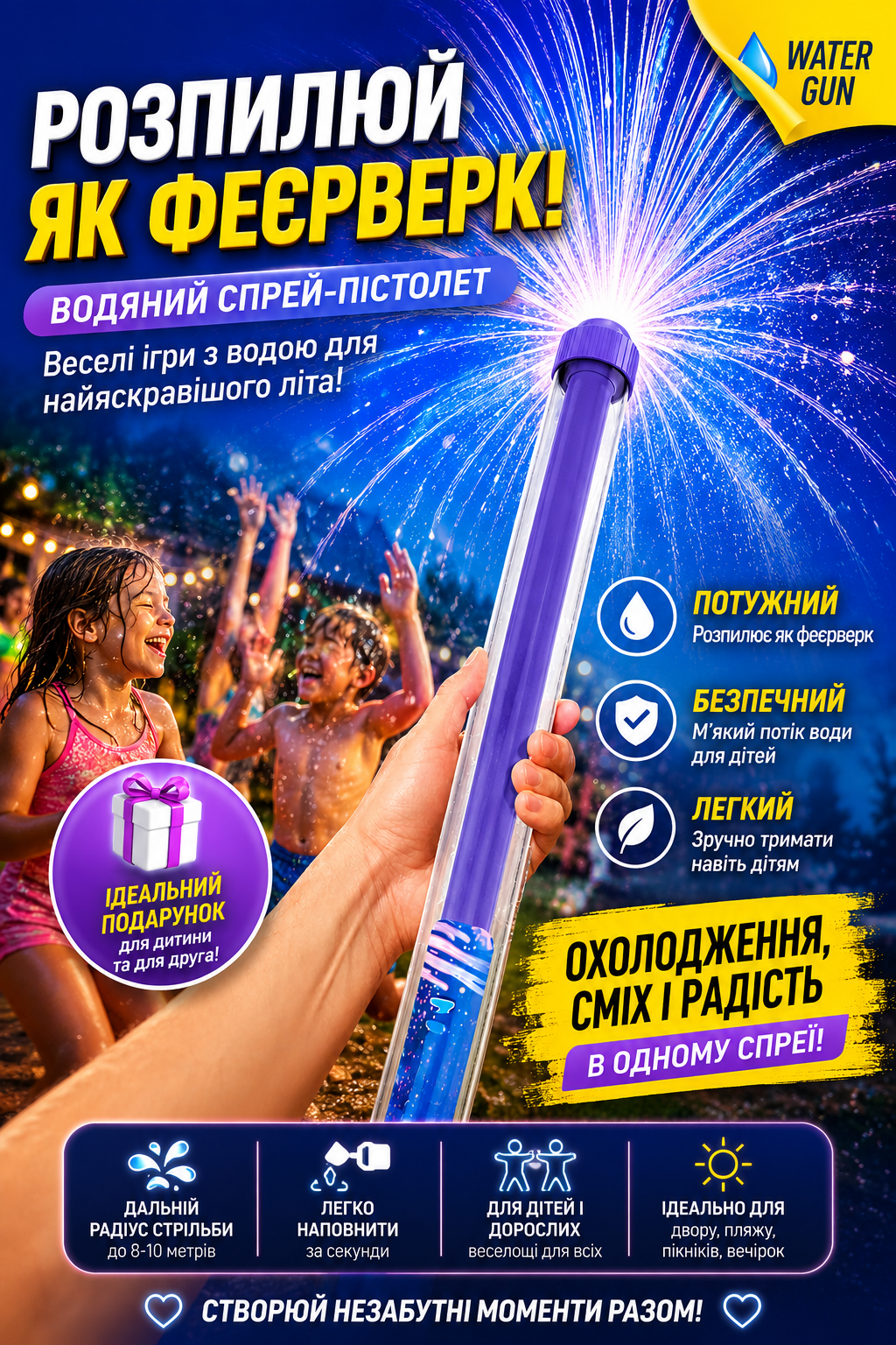 🔥360° обертові водяні феєрверки
