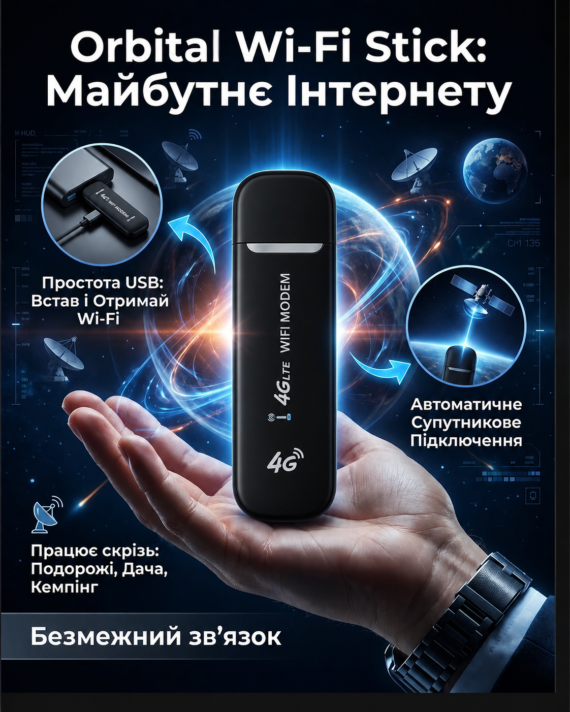 Orbital Wi-Fi Stick: Майбутнє Інтернету
